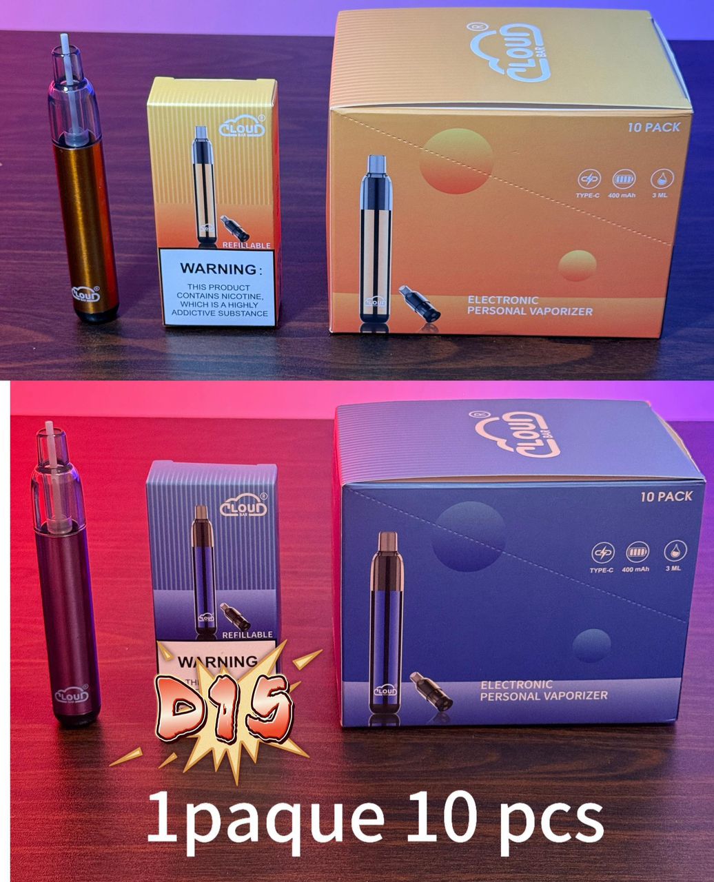 puff Stylo chargeable